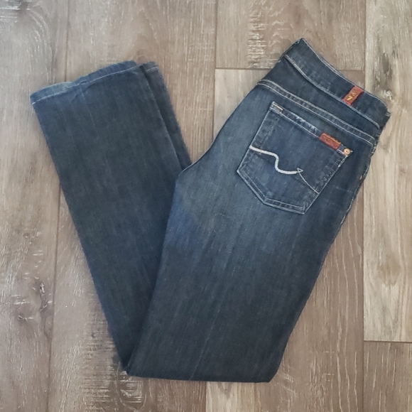 7 For All Mankind Denim - 7 for all mankind straight leg Jean's 26